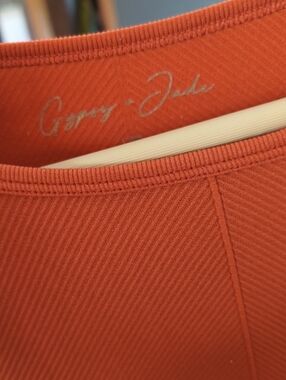 Gypsy + Jade Burnt Orange Ribbed Top